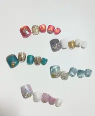 フットジェル【サンプルから選択or持ち込み】フットバス付き(オフありの場合+1000円)