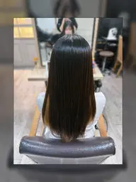 【モデル縮毛矯正】縮毛矯正+トリートメント【整えカット付】