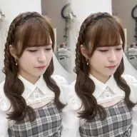 ☁️お出かけ前にʚ🎀ɞ艶カラー+超音波トリートメント+ヘアセット🪡