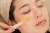 つるんと素肌へ♡フェイシャルワックス【保湿パック付き】