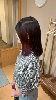 💟インナーカラー(ブリーチ込)+カラー+スパシャンプー💆🏼♀️