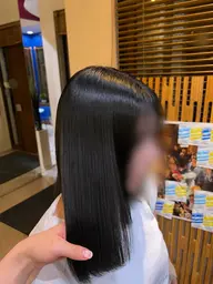 【ブリーチなし】寒色系カラー💙 赤みを抑えた透明感のあるカラーや、オリーブ系など寒色系カラーをご希望の方におすすめ!