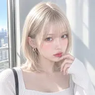 ブリーチリタッチ➕ワンカラー🌷鎖骨の長さの方❣️ボブ、ショートお断り❌