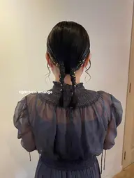 【 お呼ばれ・お出かけ前に𓍯 】 ヘアアレンジ