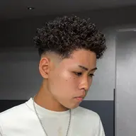 カット+ダッチパーマ・ショートカーリー