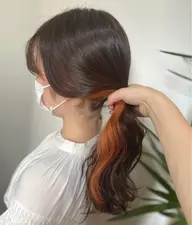 🌟抜け感カラー🌟カット+インナーカラー(ケアブリーチ)+ミニヘッドスパ🍀