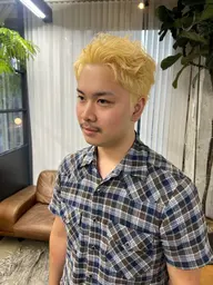【メンズ限定🦁】ブリーチリタッチ➕ワンカラー➕クイックトリートメント