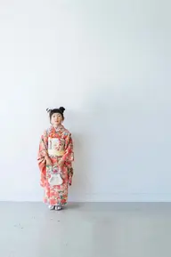 七五三🍁七歳女児👘四つ身着付け+ヘアメイク💄