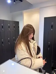 透明感ワンカラー+ブロー