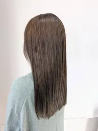 🍏ブリーチなしワンカラー“鎖骨下から10cm以上”