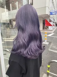 【💜期間限定メニュー💜】ブリーチありダブルカラー+髪質改善トリートメント