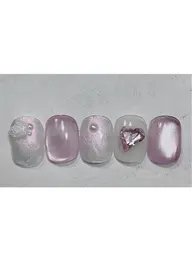 さくらピンクネイル（ソフトジェルオフ➕500✨長さ出しオフ+1200)💅