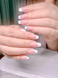 ケア+ジェル+10本フレンチ+パ-シ