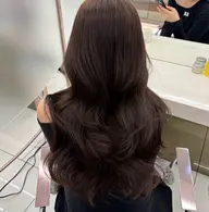 【艶カラーコース🤍】透明感カラー+スムーストリートメントカラー後の手触りや艶感をキープ✨