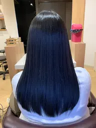 🔵カット+ピンピンにならない縮毛矯正