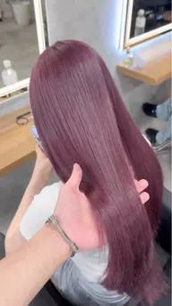 【💓透明感ヘアを目指せる💓】ブリーチありWカラー❣️