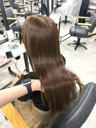 《🍈夏休み限定クーポン🍈》ブリーチなしダブルカラー+Aujua3stepトリートメント