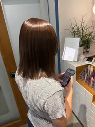 【cutあり✂️】cut+髪質改善×ダメージレス‎🤍中性ストレート🫧✨️