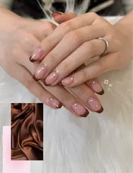 長さだし10本グラデーション、フレンチネイル✨✨