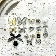 マグネットorフラッシュワンカラー✨パーツ付き✨(写真の中で左右一つずつ付けられます。パーツによりお値段変わります。)