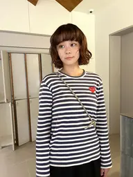 【🍏営業後20:30🍏】ボブカット+パーマ モデル⭐️（肩上の長さ限定）