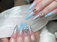 🔮【人気：1】10本チップ長さだし持ち込みデザイン/5000種類パーツつけ放題