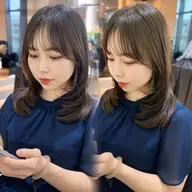 《オススメNo.2》🙊髪質改善ケアカラー+韓国風カット+ 超音波TOKIOトリートメント♡【レイヤー/小顔】