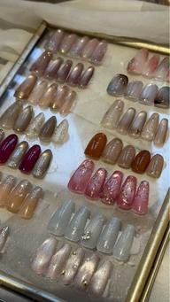 【無料モデル】シンプルデザインネイル💅