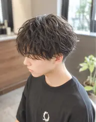【メンズパーマ🌀】似合わせカット+パーマ+超音波TR ¥5,500