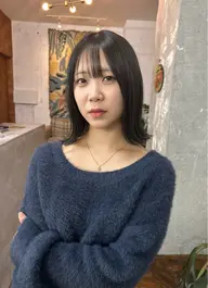 ✨ 縮毛矯正+カット/癖をしっかり伸ばしながら、自然な質感のストレートに◎柔らかさや扱いやすさを大切に施術しています!