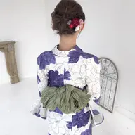 浴衣の着付け