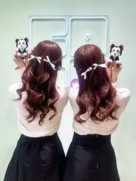 🎀夜まで崩れない🎀イベントヘアメ