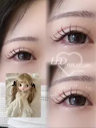 🎀💎【LED】圧倒的モチ◎マツエク120本✨ちゅる盛れEYE