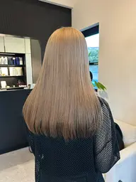 デザインカット+ケアブリーチ+美髪ケア上質カラー+バイカルテトリートメント