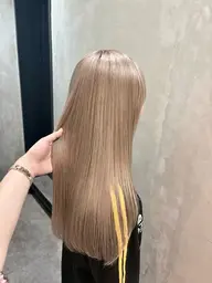 🎀ハイブリーチ+クオルシア透明感カラー🎀
