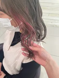 🌙インナーカラー(ブリーチ込み)