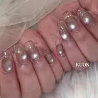 長さだし10本付き🎀クリアフレンチ🧁オフ込み