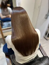 【🌻ツヤツヤカラー💗】organicリタッチカラー（白髪染め可）＋3stepトリートメント✨