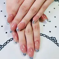 🌸ガラスフレンチ【ベースカラー付き、オフ込み】