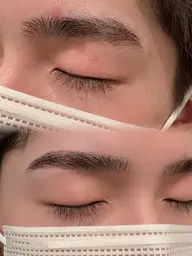 【メンズ眉デザイン】眉で垢抜け/メンズ眉ワックス+カット+保湿ケア