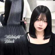 🖤【艶暗髪】韓国ワンカラー🖤➕1stepトリートメント🎀暗めにしたい方おすすめ🪽池袋/韓国