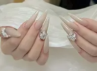 ⋆˙♡✨チップ➕長さ出しワンカラー/ラメグラ