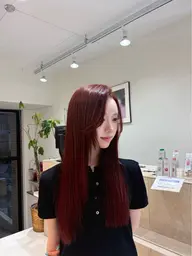 【当日限定😽💝✨】赤髪/チェリーレッド/ピンクヘア/カシスピンクラテ/ピンクブラウン/ヘアカラー+艶トリートメント