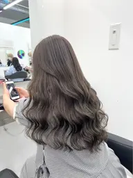【✨人気No. 1メニュー✨】ワンカラーくすみブラウン+髪質改善トリートメント💗今だけ¥11000⇨¥5500💗