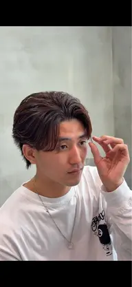 自然な動きで、大人っぽく垢抜けたい方におすすめ✨初めてのパーマにも◎当店スタイリストカット+ニュアンスパーマ