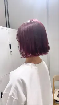【ブリーチなしダブルカラー】+【2STEPトリートメント】#透明感カラー