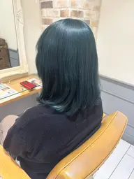胸上の長さのお客様限定💘ブリーチリタッチ(2cm以内限定)+オンカラー+うる艶トリートメント💘