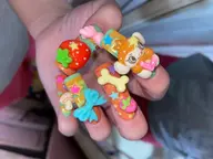 【オフあり】チップ長さだし10本+art freeコース🍓パーツ付け放題🐾