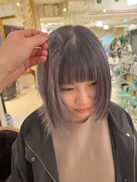 ブリーチ込みデザインカラー🎨＋2stepトリートメント
