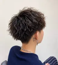 【エリア最安値】メンズカット+ツイストスパイラルパーマ(or波巻き)